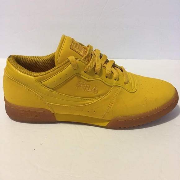 Fila Original Fitness Rare Nubuck Leather Yellow Fila Original Fitness Rare Nubuck Leather Yellow